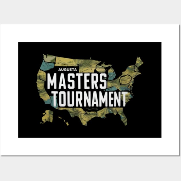 masters golf competition Wall Art by CreationArt8